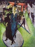 Ernst Ludwig Kirchner Potsdamer Platz Spain oil painting artist